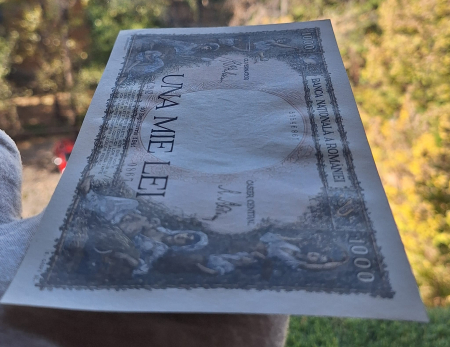 Romania, 1000 lei 1941, seria X.2142/0867/53546867, necirculata [4]