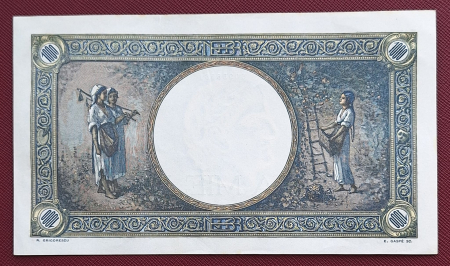 Romania, 1000 lei 1943, seria I.2439/0581/60958581, aUNC [1]