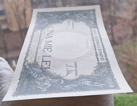 Romania, 1000 lei 1945, seria F.3519/0024/87955024, UNC- [6]