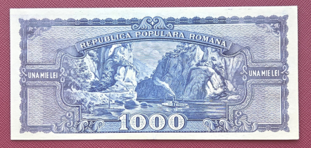 Romania, 1000 lei 1950, seria L/1 0370214, UNC- [1]