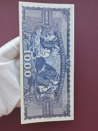 Romania, 1000 lei 1950, seria L/1 0370214, UNC- [4]