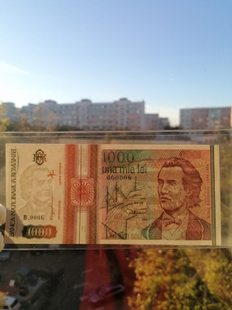 Romania, 1000 lei 1993, Mihai Eminescu, necirculata [2]