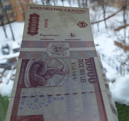 Romania, 10000 lei 1994, seria B.0020/255846, stare buna [6]