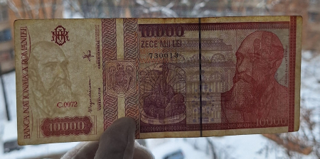 Romania, 10000 lei 1994, seria C.0072/730013, stare buna [2]