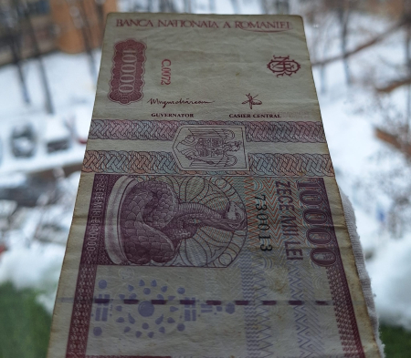 Romania, 10000 lei 1994, seria C.0072/730013, stare buna [6]
