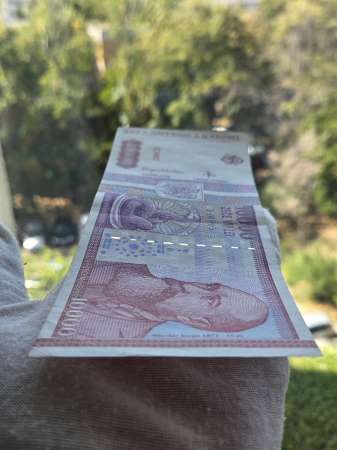 Romania, 10000 lei 1994, seria C.0057/546095, aproape necirculata [3]