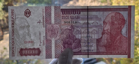 Romania, 10000 lei 1994, seria D.0032/966316, UNC- [2]