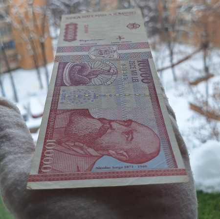 Romania, 10000 lei 1994, seria D.0009/833345, stare buna [5]