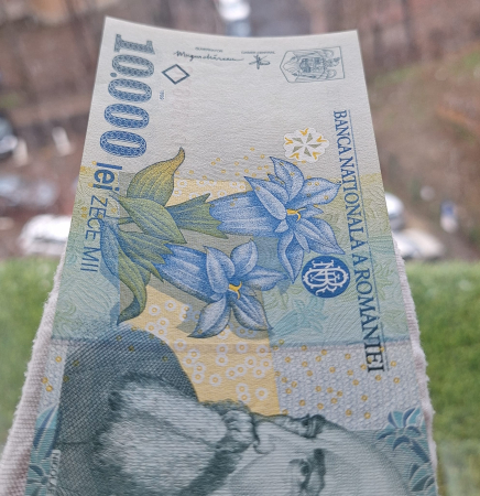 Romania, 10000 lei 1999, seria 007D1956965, UNC - [5]