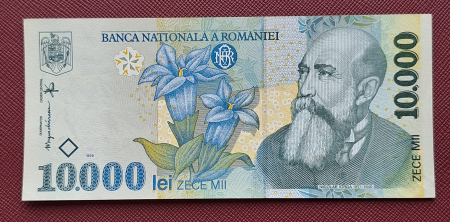 Bancnote Romania - Romania, 10000 lei 1999, seria 007D1956965, UNC -