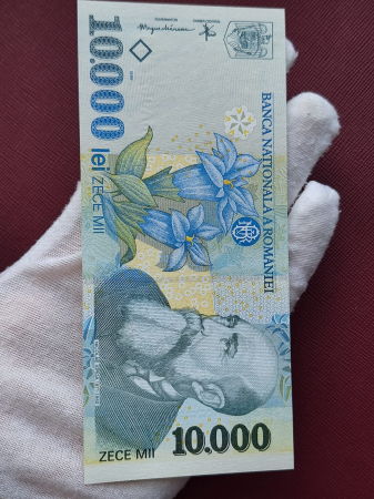 Romania, 10000 lei 1999, seria 005A0524363, necirculata [3]