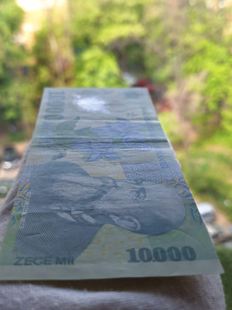 Romania, 10000 Lei 2000, semnatura Isarescu, circulata, seria 016B3677856 [2]