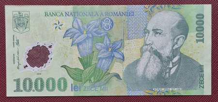 Bancnote Romania - Romania, 10000 Lei 2000, semnatura Isarescu, circulata, seria 016B3677856
