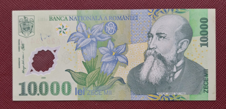 Bancnote Romania - Romania, 10000 Lei 2000, semnatura Isarescu, circulata, seria 016A2639474