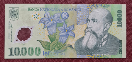 Bancnote Romania - Romania, 10000 Lei 2000, semnatura Isarescu, circulata, seria 014D6241200