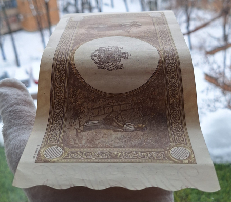 Romania, 10000 lei Mai 1946, seria 0807/O.2492/62289807, stare buna [4]