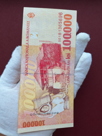 Romania, 100000 lei 1998, seria 001B1365696, UNC- [4]