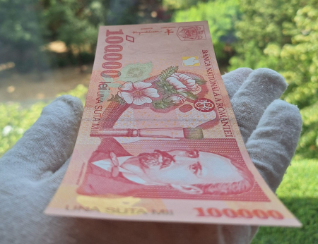 Romania, 100000 lei 1998, seria 001B1365696, UNC- [5]