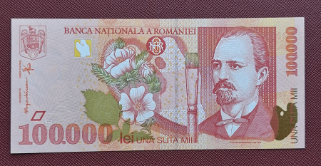Romania, 100000 lei 1998, seria 003B1602806, necirculata [0]