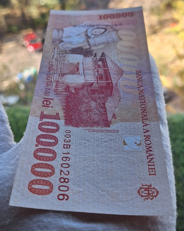 Romania, 100000 lei 1998, seria 003B1602806, necirculata [4]
