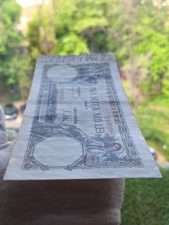 Romania, 100000 lei decembrie 1946, seria V/3 0302564, circulata, stare buna [5]