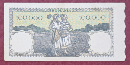Romania, 100000 lei decembrie 1946, seria M/3 0623129, UNC- [1]