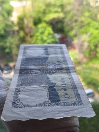 Romania, 100000 lei decembrie 1946, seria R/3 0792467, circulata [3]