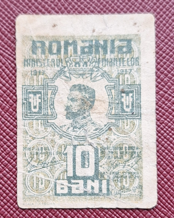 Romania 1917 - 10 Bani Regele Ferdinand, circulata [0]
