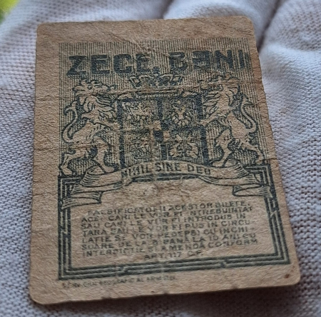 Romania 1917 - 10 Bani Regele Ferdinand, circulata [5]