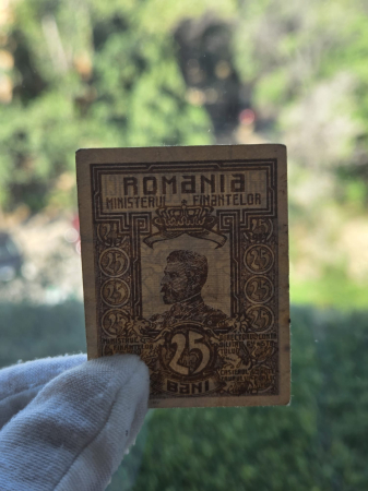Romania 1917 - 25 Bani Regele Ferdinand I [2]