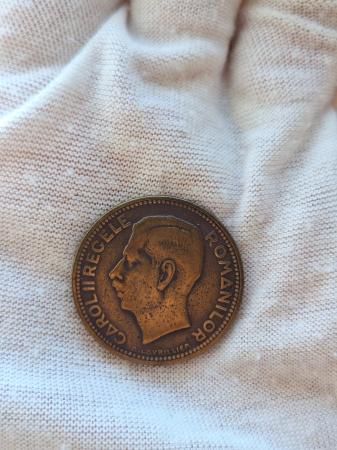 Romania, 20 lei 1930 monetaria Heaton, Regele Carol II [1]