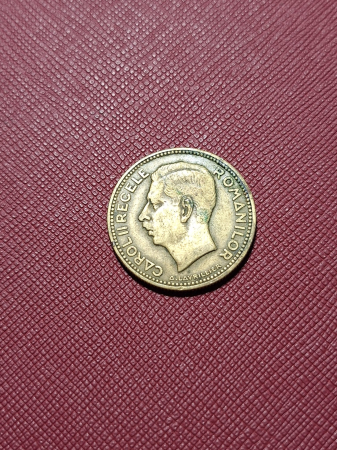 Romania, 20 lei 1930 monetaria Heaton, Regele Carol II [1]