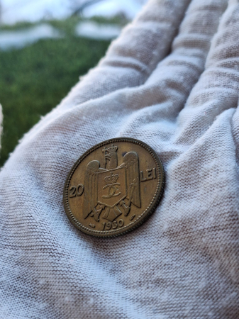 Romania, 20 lei 1930 monetaria Paris, Regele Carol II [3]