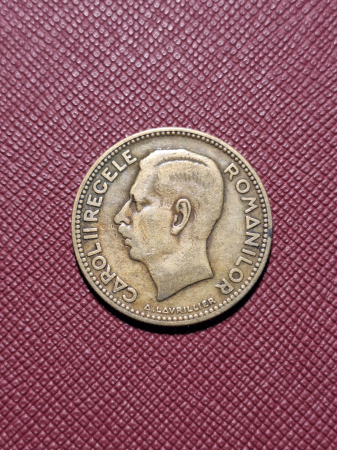 Monede Romania - Romania, 20 lei 1930 monetaria Royal Mint, Londra, Regele Carol II