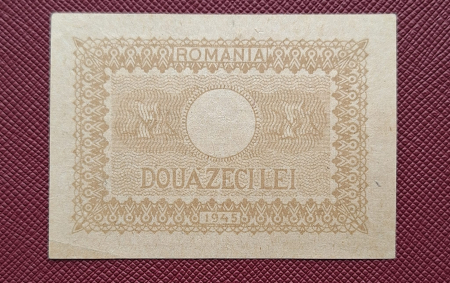 Romania 20 Lei 1945, Regele Mihai, UNC- [1]