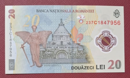 Bancnote Romania - Romania 20 lei 2023, polimer, necirculata, prefix 237C