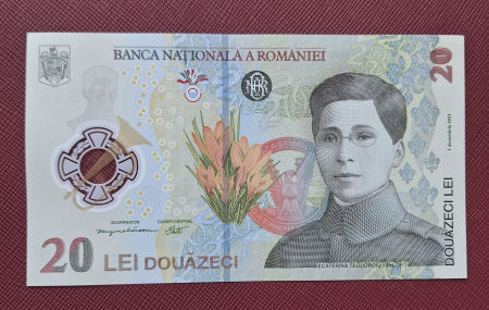 Romania 20 lei 2025, polimer, necirculata, prefix 254B [1]