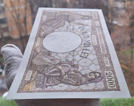 Romania, 2000 lei 1941, seria F.0302/0358/07530358, UNC- [6]