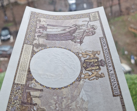 Romania, 2000 lei 1941, seria F.0302/0358/07530358, UNC- [5]