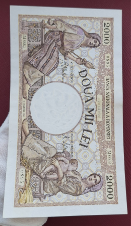 Romania, 2000 lei 1941, seria M.0003/0896/00062895, UNC- [3]