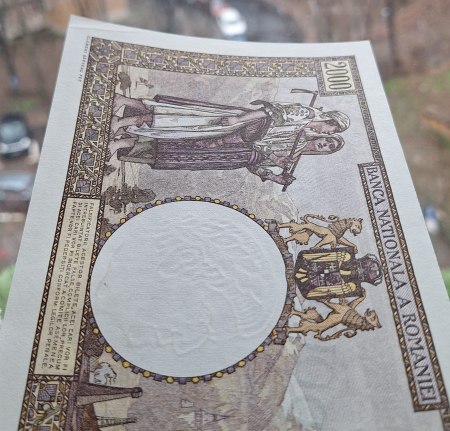 Romania, 2000 lei 1941, seria F.0302/0491/07530491, UNC- [7]