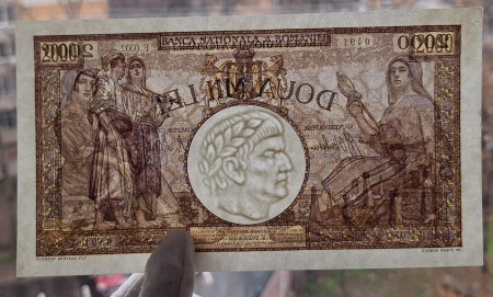 Romania, 2000 lei 1941, seria F.0302/0491/07530491, UNC- [3]