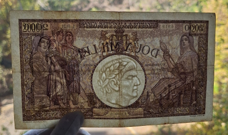 Romania, 2000 lei 1941, seria L.0121/0919/03011919, circulata [3]