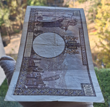 Romania, 2000 lei 1941, seria L.0121/0919/03011919, circulata [5]