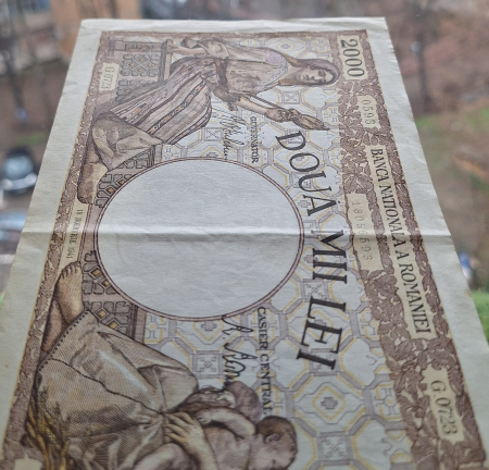 Romania, 2000 lei 1941, seria G.0723/0593/18056593, circulata [5]