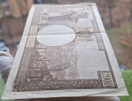 Romania, 2000 lei 1941, seria G.0723/0593/18056593, circulata [4]