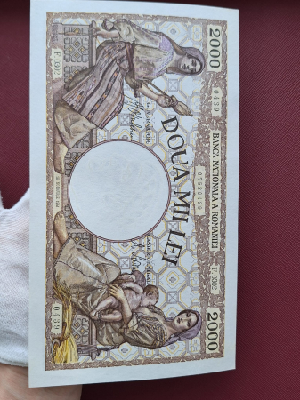 Romania, 2000 lei 1941, seria F.0302/0439/07530439, UNC- [3]