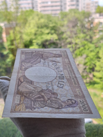 Romania, 2000 lei 1941, seria T.005/0190/00118190, circulata [9]