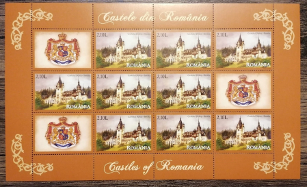 Timbre - ROMANIA 2008 - CASTELE DIN ROMANiA, MNH - LP 1810, Nestampilat