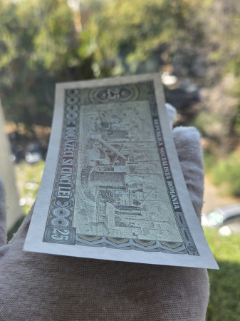 Romania 25 lei 1966, seria G.0109/316864, UNC- [5]
